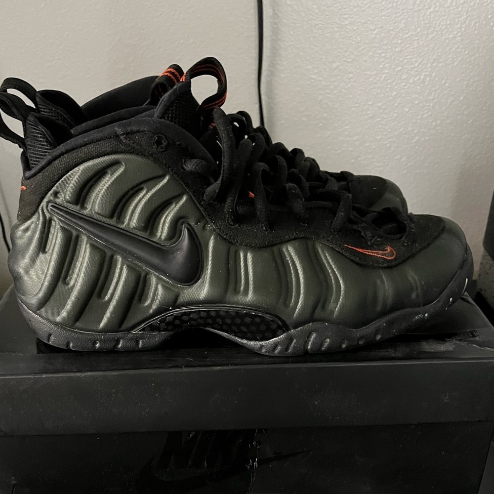 Nike Black and Olive Sneakers